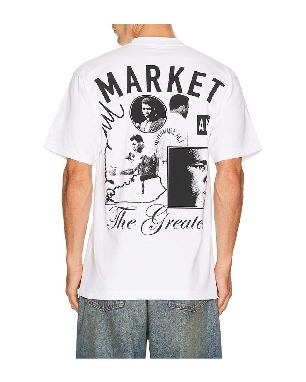 Market Gray X Muhammad Ali The Greatest T-Shirt for men