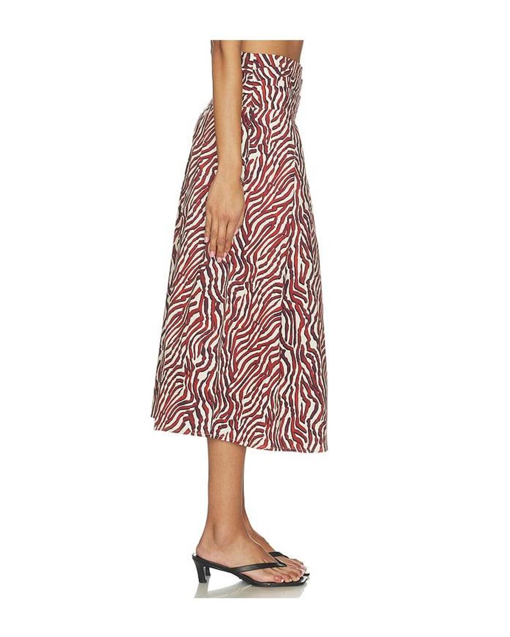 Proenza Schouler Red Nessa Skirt