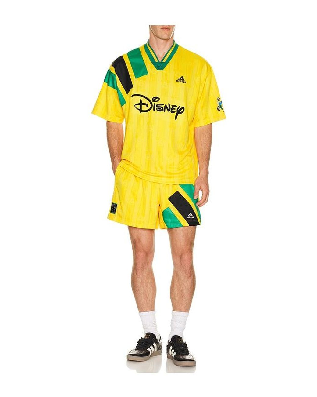 Adidas Originals Yellow X Brain Dead X Disney Football Jersey for men