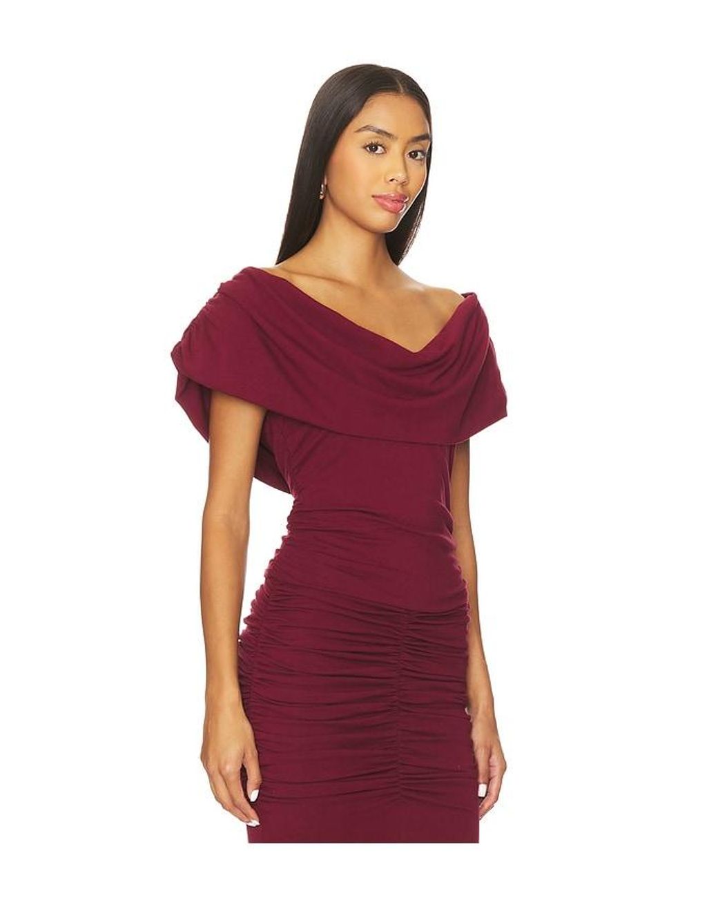 Line & Dot Red Mazzy Knit Top