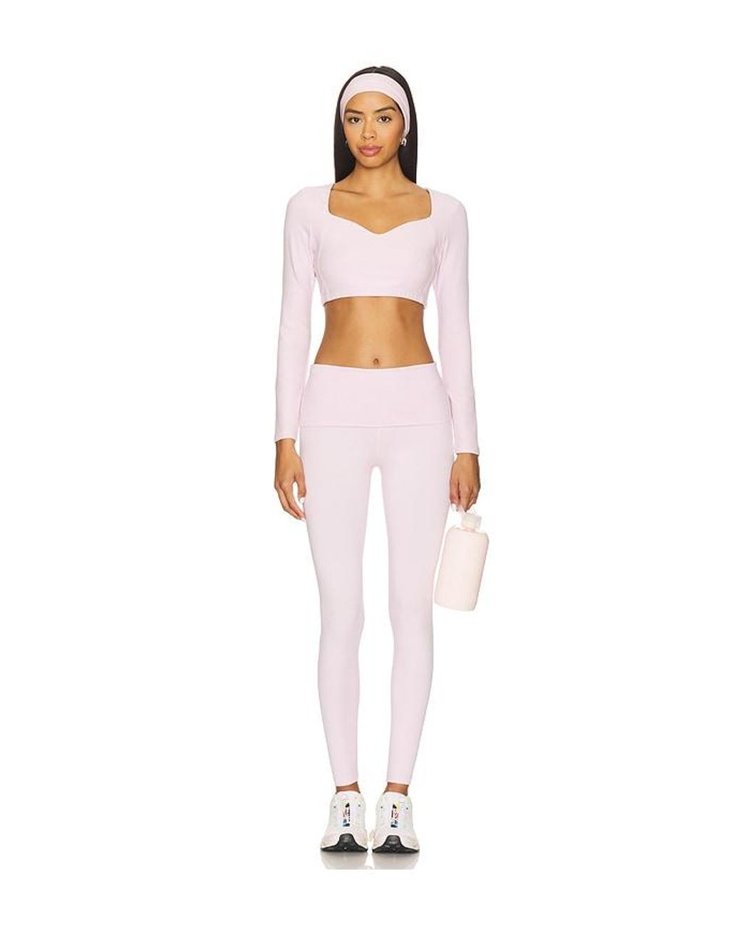 Year Of Ours White Ballet Fold Over Legging