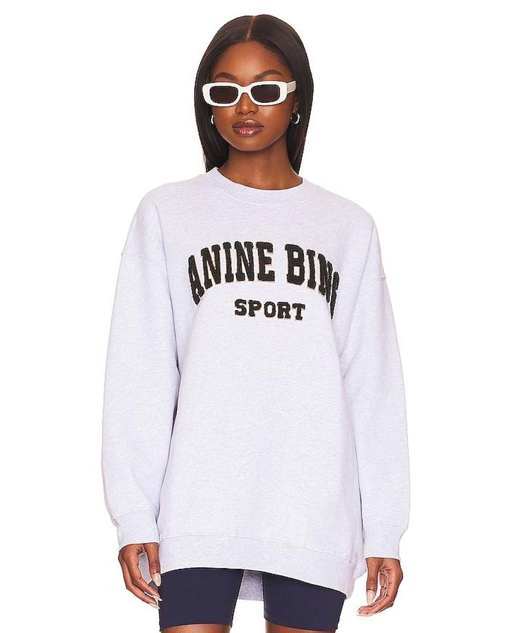 Anine Bing Sport Tyler Sweatshirt in White