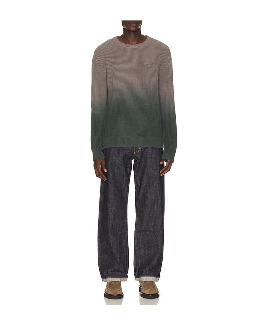 Museum of Peace & Quiet Multicolor Wordmark Knit Sweater for men