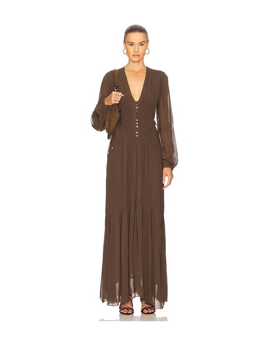 Isabel Marant Brown Briane Dress