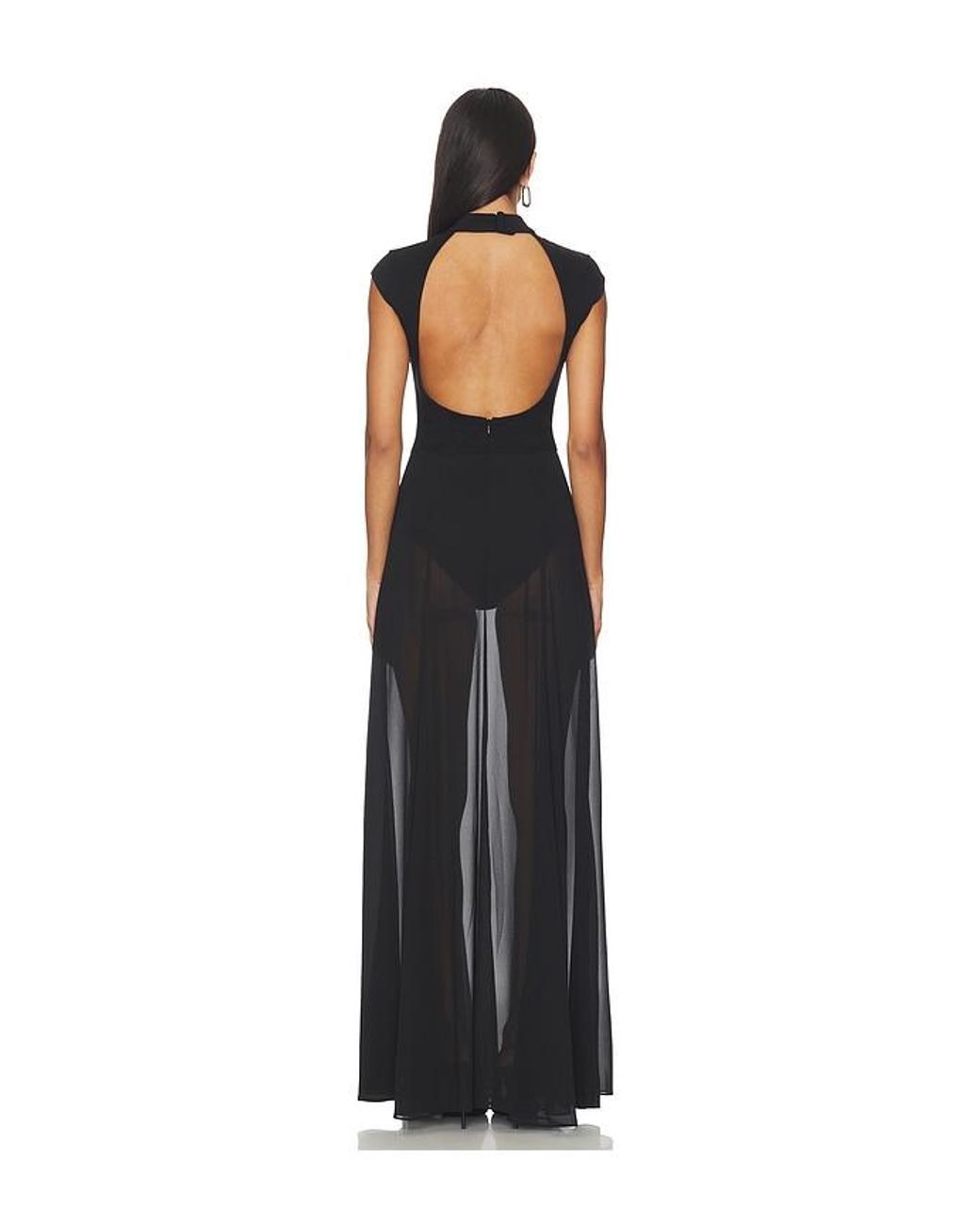 Lovers + Friends Black Dorothy Gown