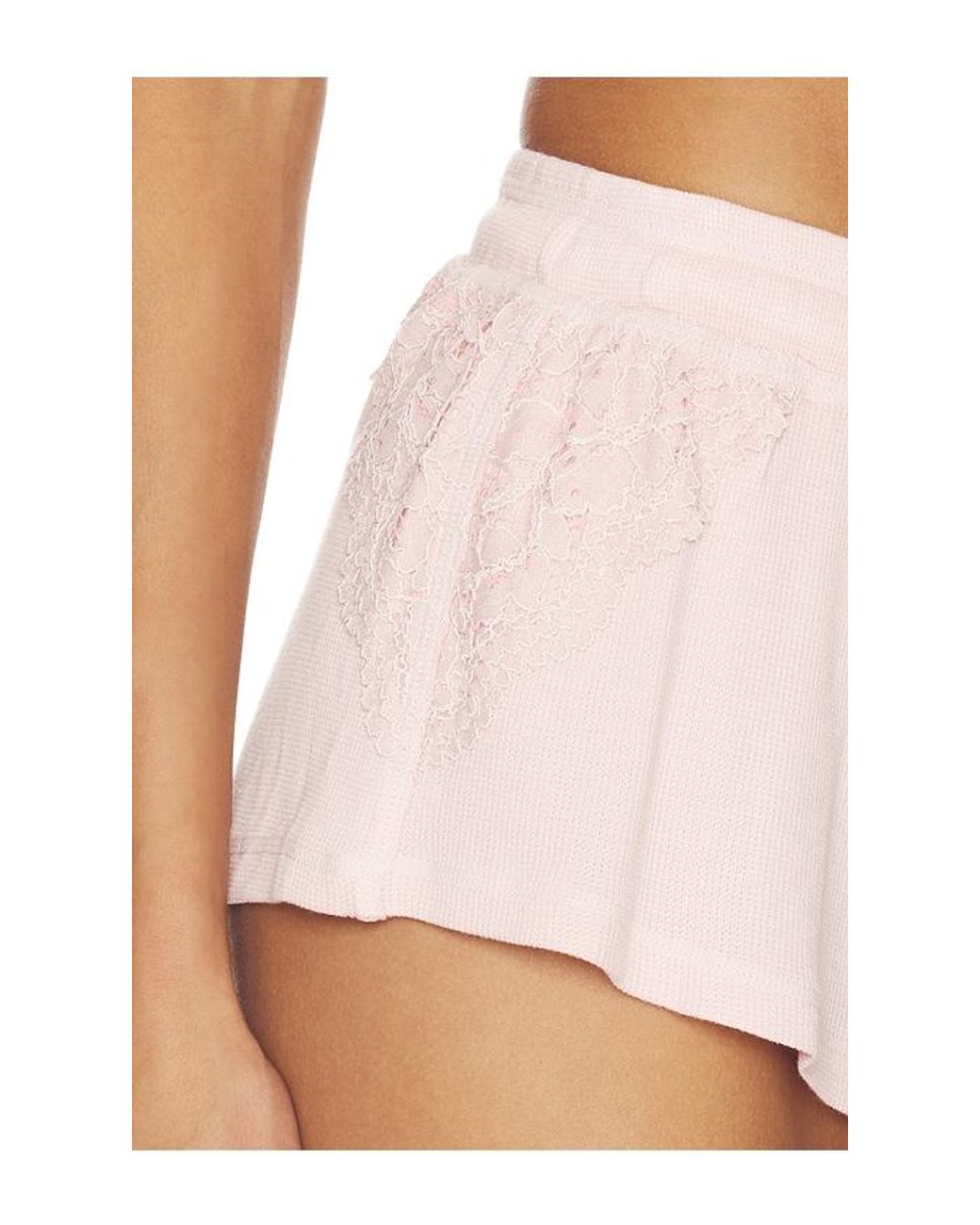 Free People White X Intimately Made You Blush Short Solid