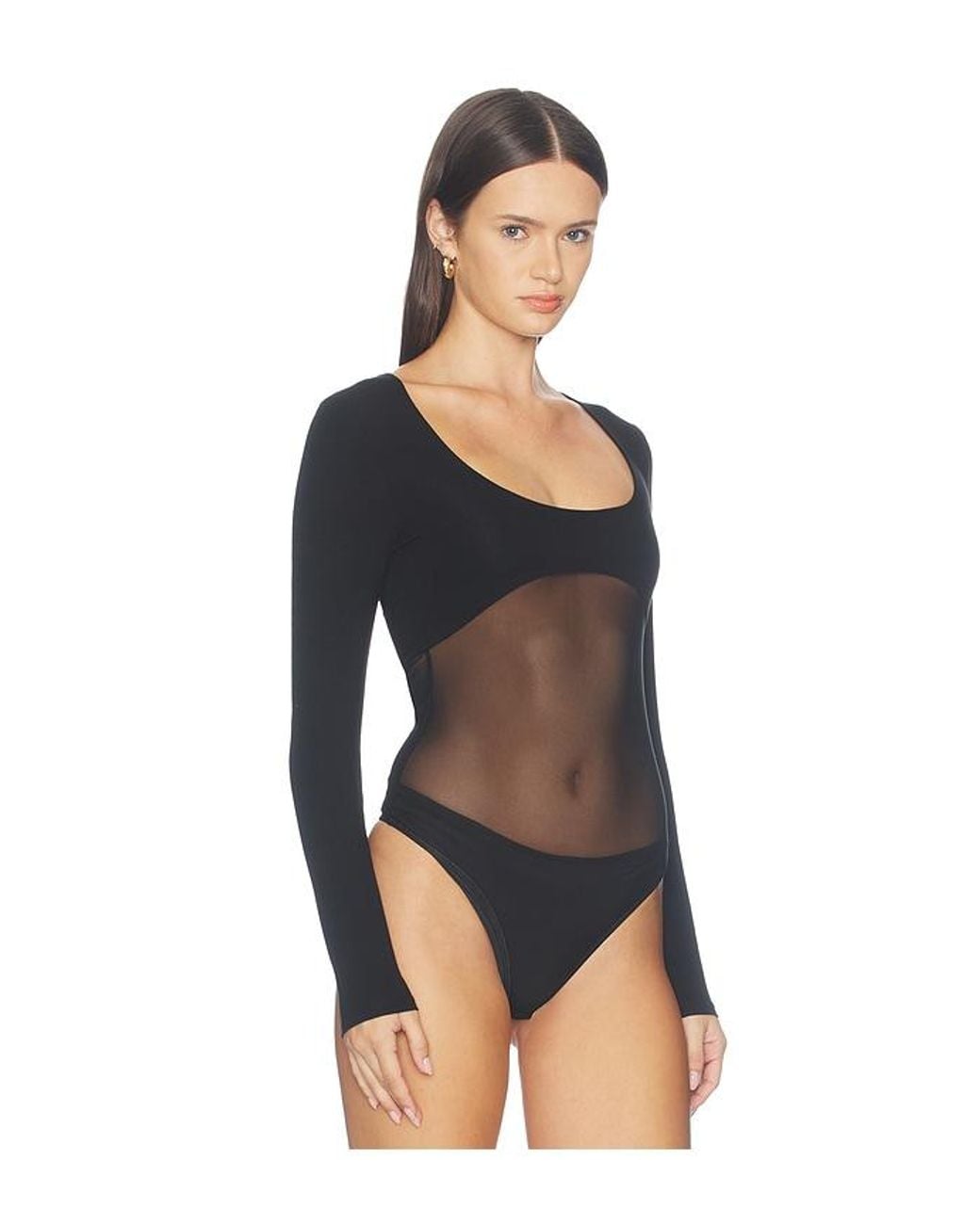 Sans Faff Black Georgia Bamboo Bodysuit