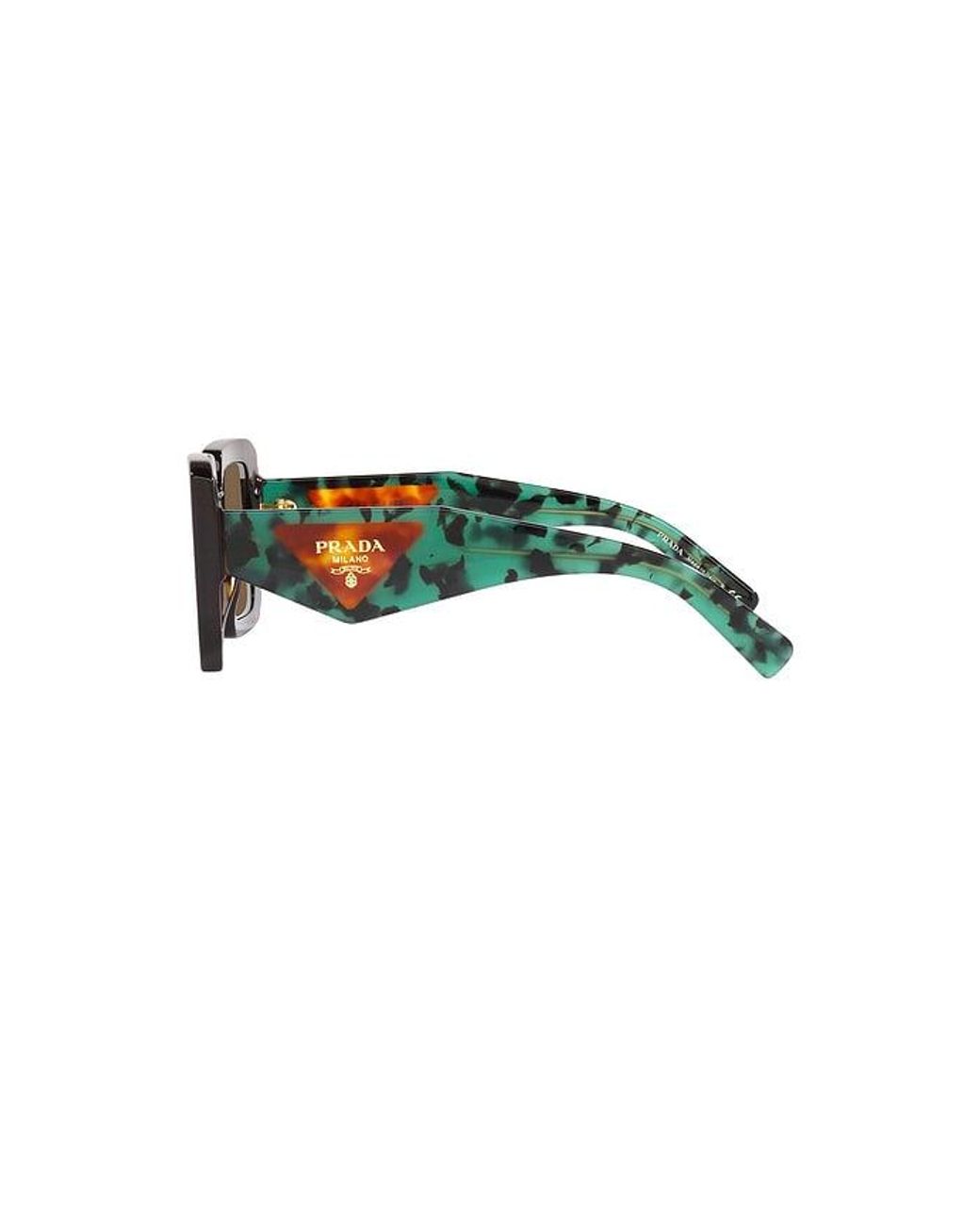 Prada Brown Square Sunglasses