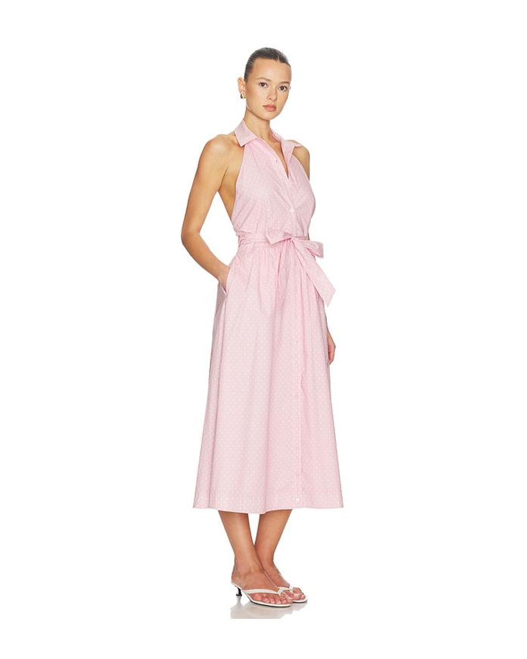 Vestido Hadley En Color Rosado Talla (También En Xs, S) Caroline Constas de color Pink