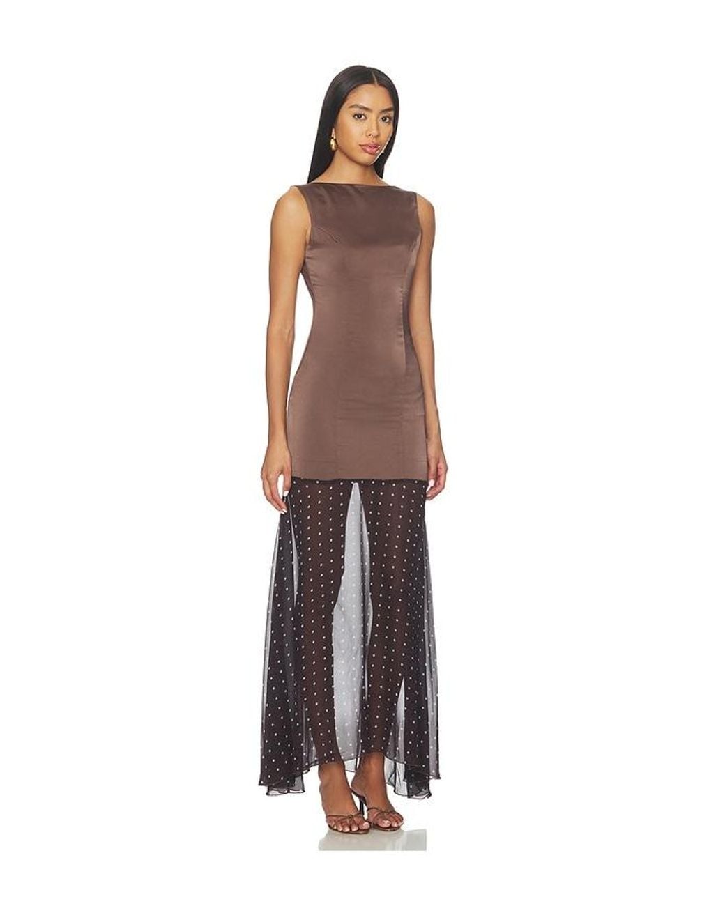 ALL THE WAYS Brown Sariah Maxi Dress