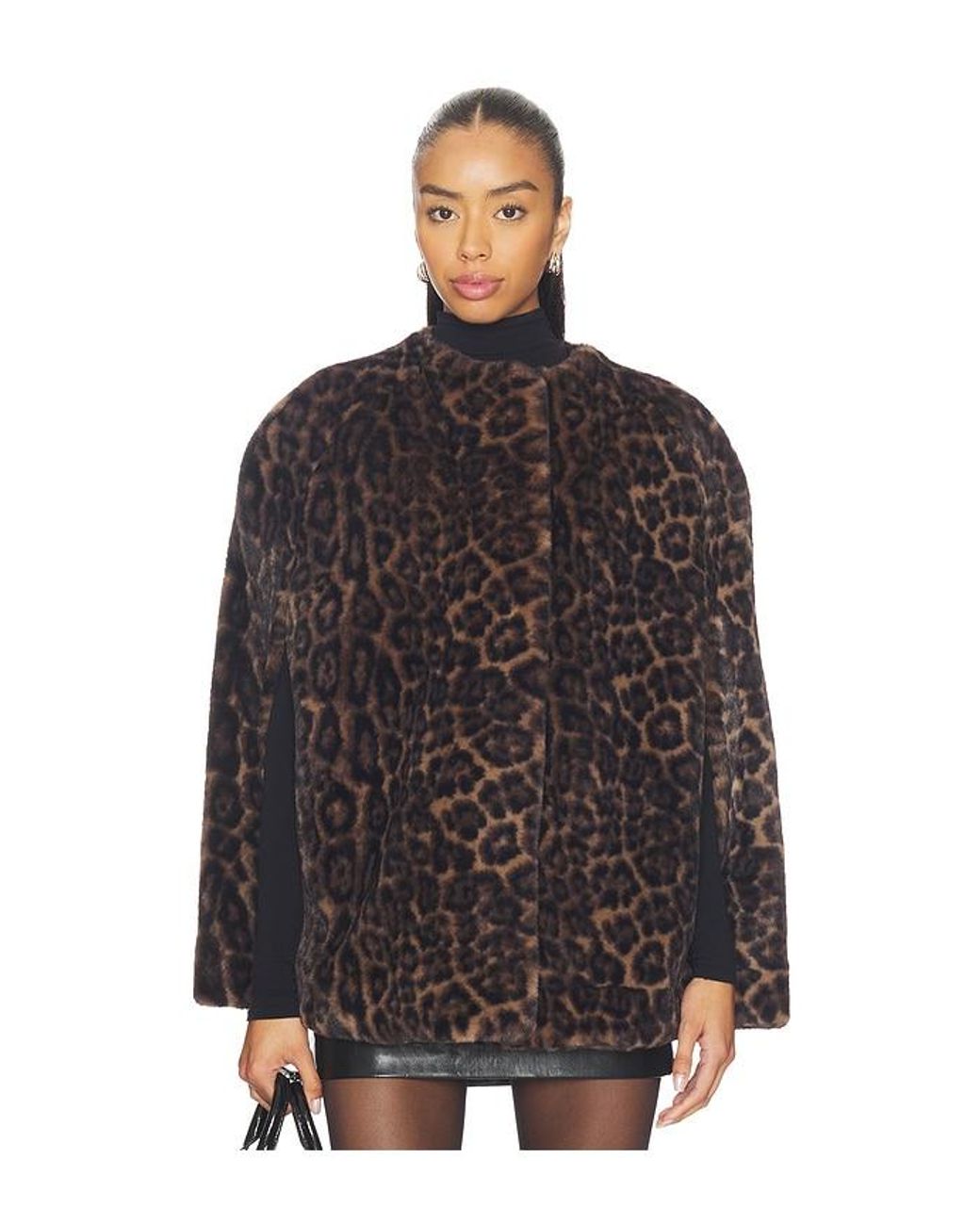 Apparis Black Sloane Leopard Cape