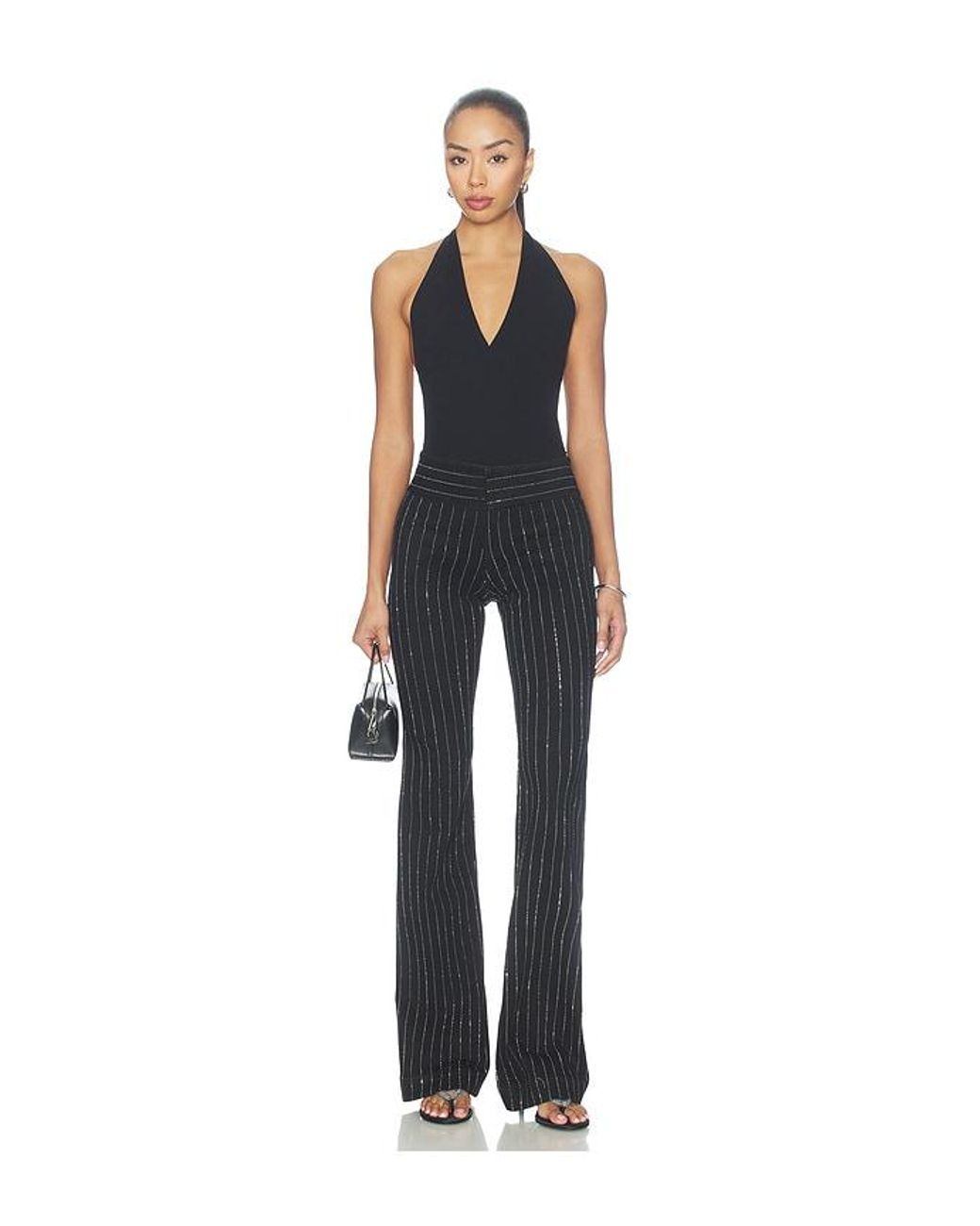 Alice + Olivia Blue Hot Embellished Jean