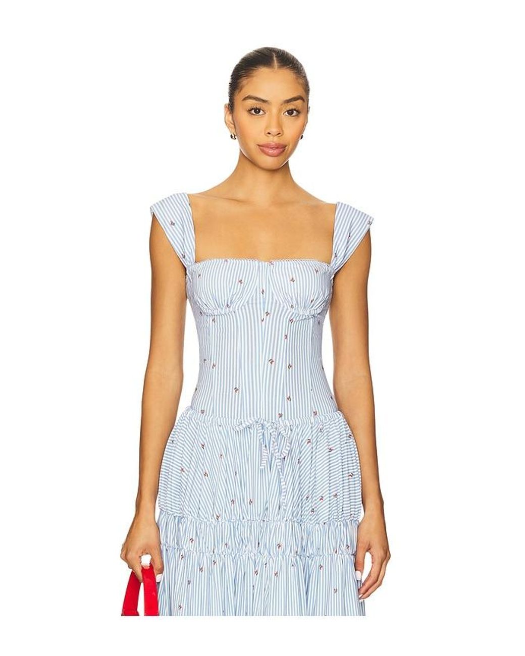 WeWoreWhat White Ruched Cup Corset