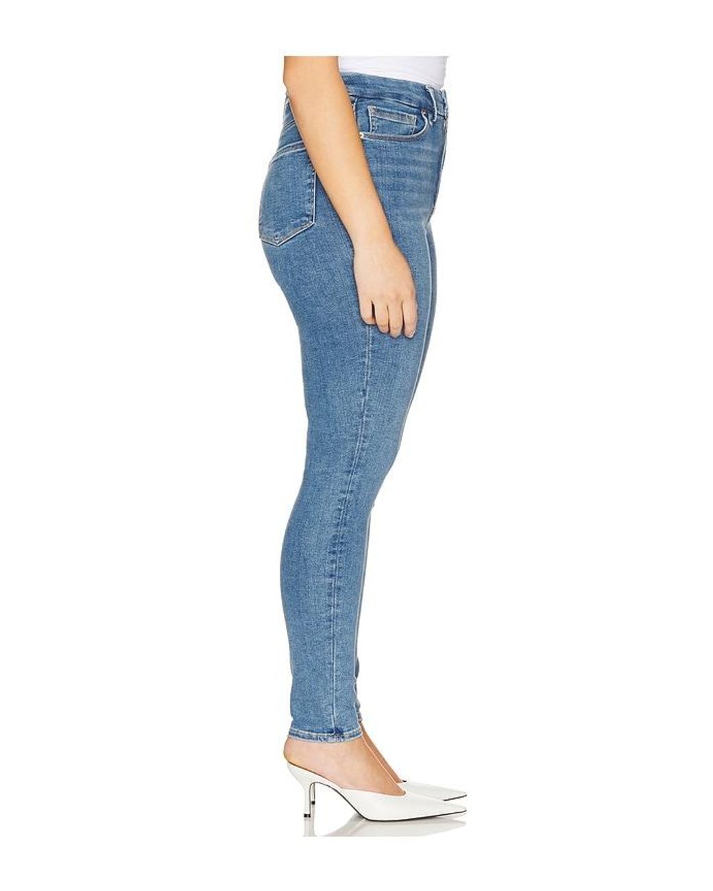 GOOD AMERICAN Blue Always Fits Good Legs Skinny Jeans