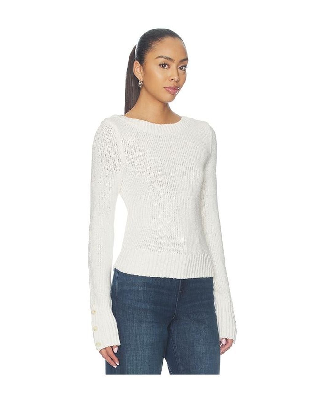 Free People Blue Mila Pullover