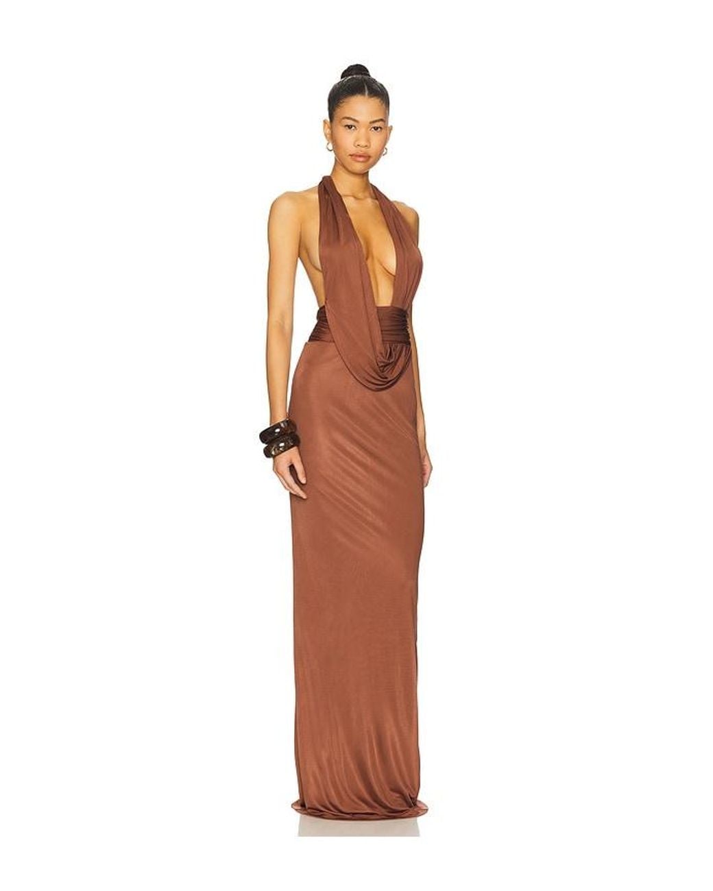 retroféte Brown Payton Dress