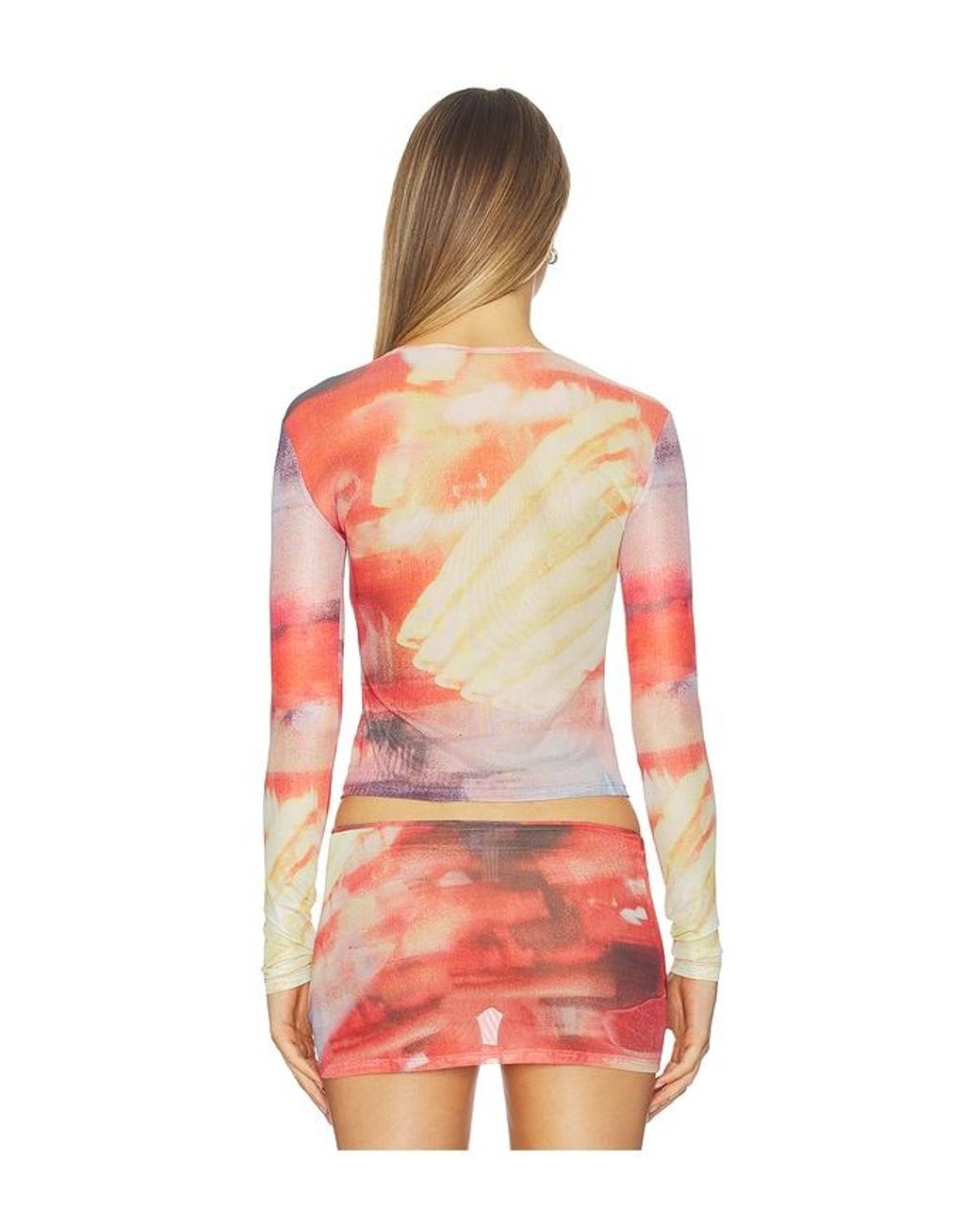 Miaou Multicolor Long Sleeve Tee