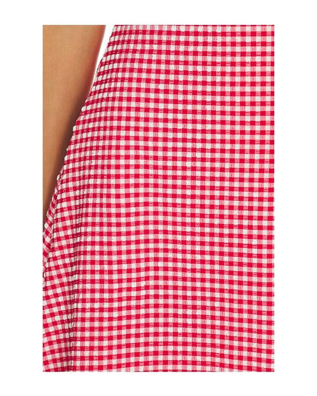 Montce Red Lena A-Line Dress