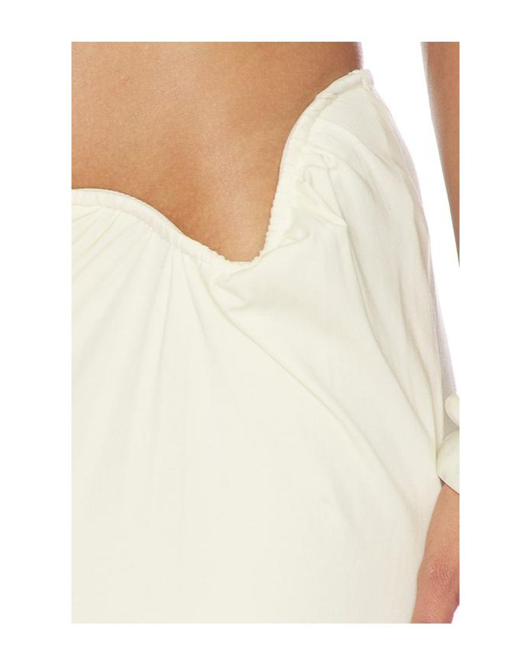 SNDY'S White Alia Maxi Skirt