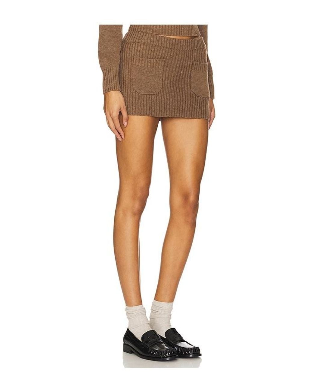 Frankie's Bikinis Multicolor Ashton Cotton Knit Skort
