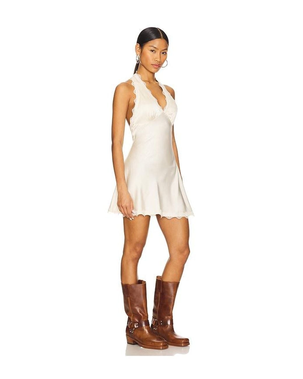 Lioness White Stars Align Mini Dress