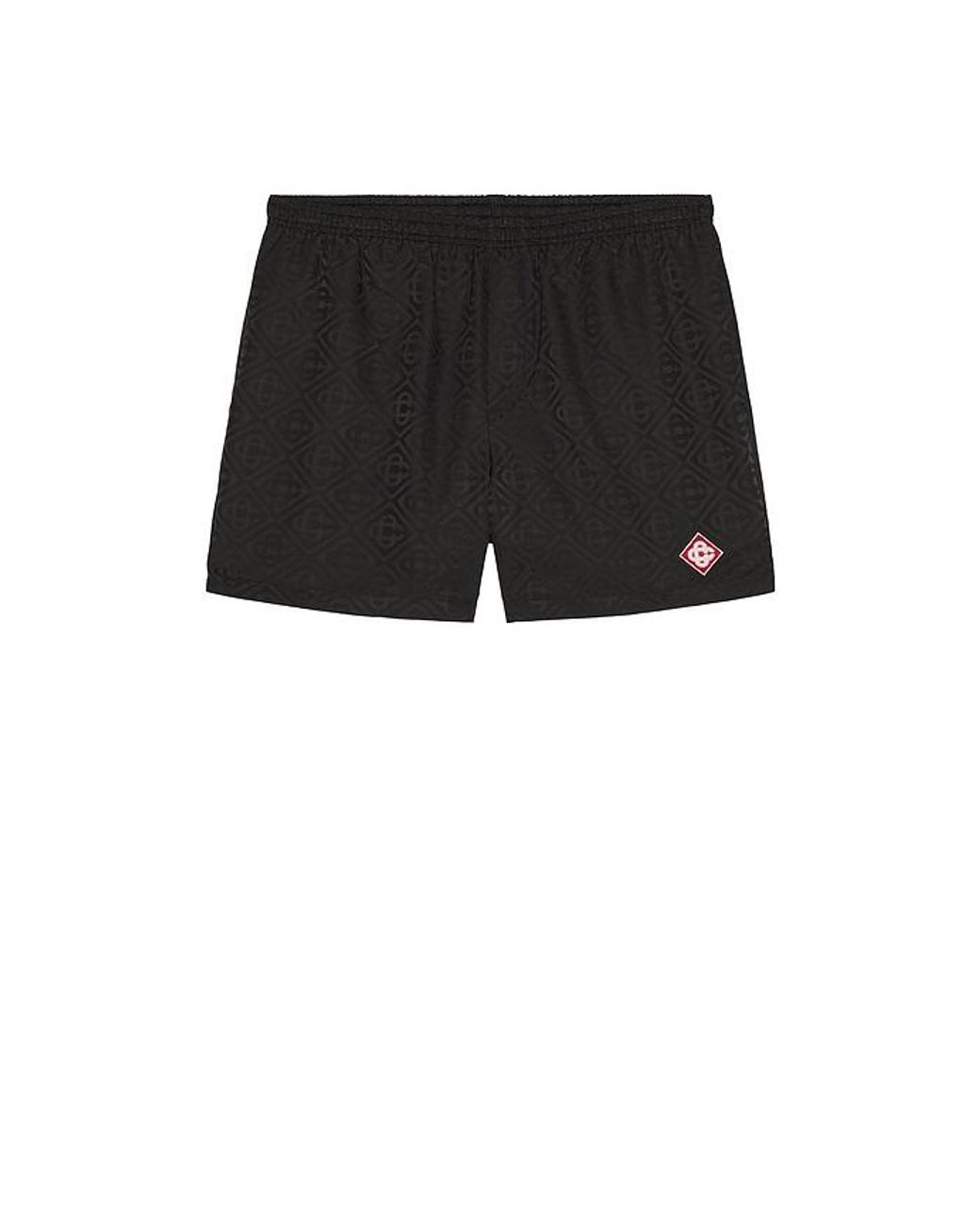 Casablanca Black Jacquard Swim Shorts for men