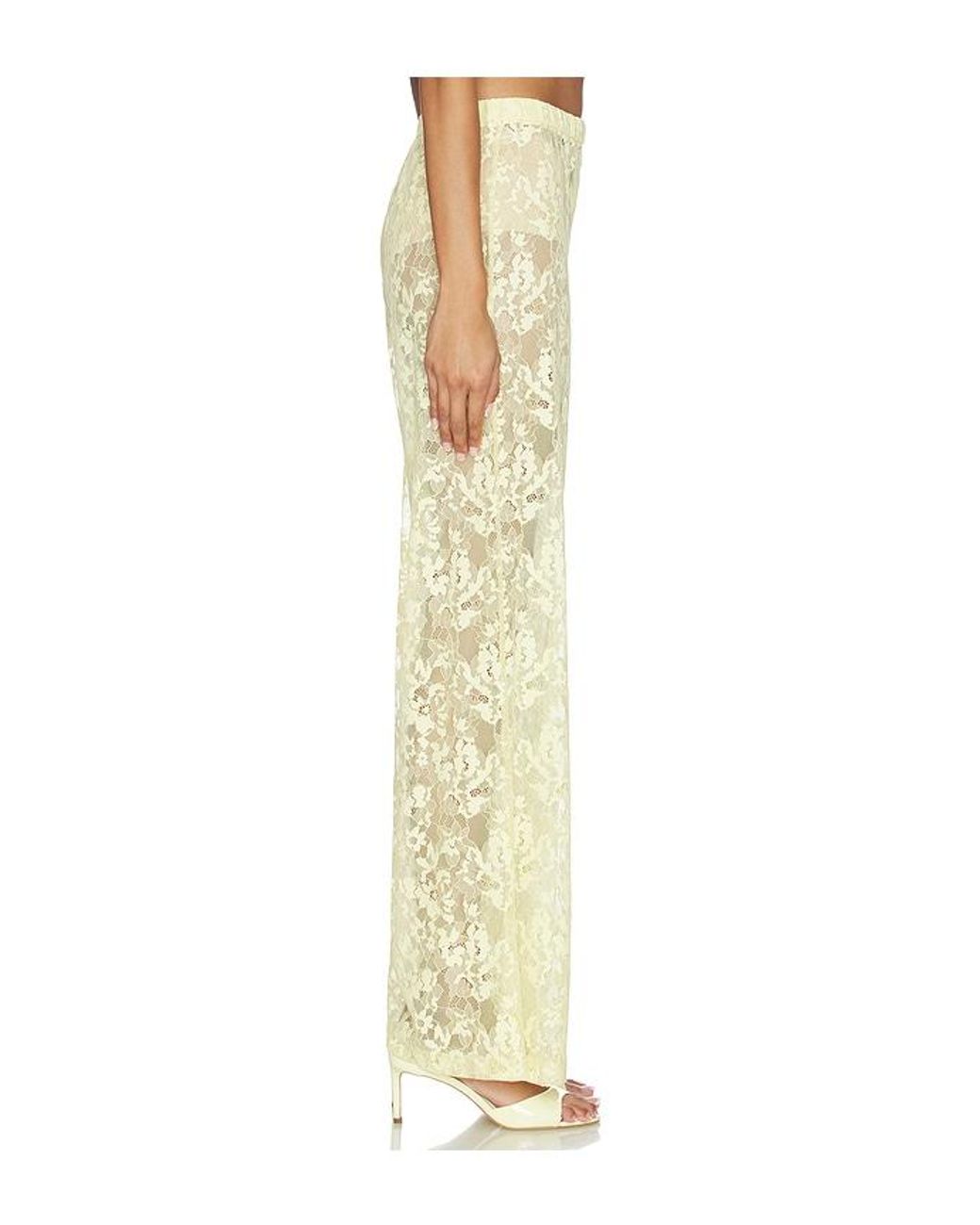 Amanda Uprichard Natural Mariko Pants