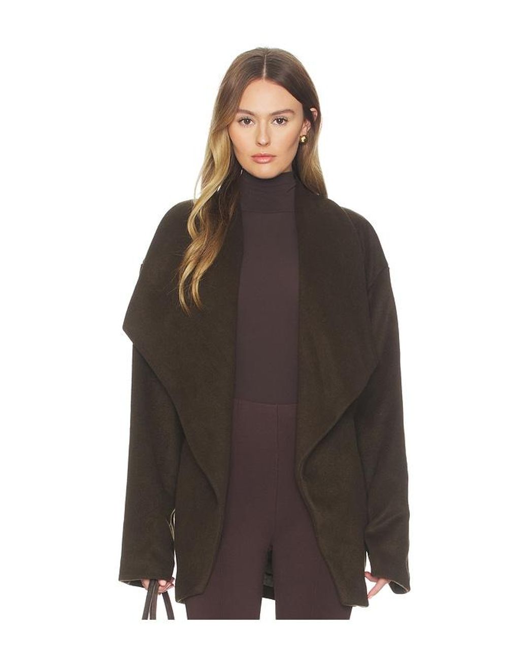 SNDY'S Brown Tiarne Wool Jacket