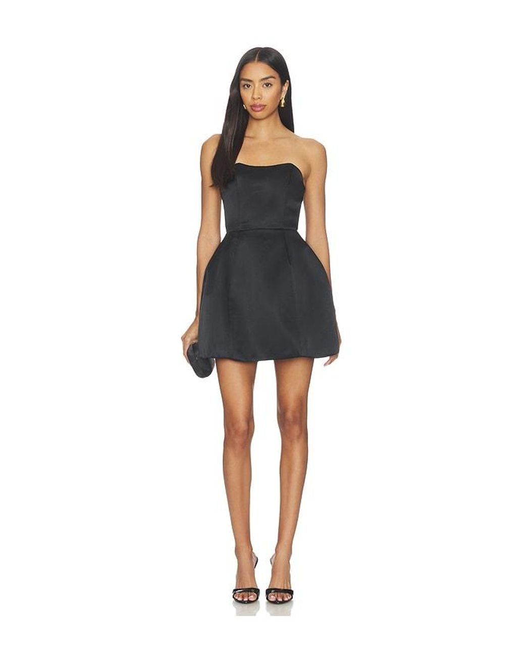 Elliatt Black Manon Tulip Mini Dress