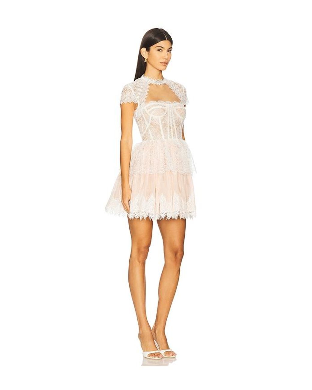 Bronx and Banco White Daphne Mini Dress