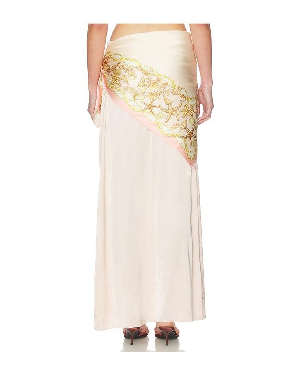 Lovers + Friends White Reese Maxi Skirt