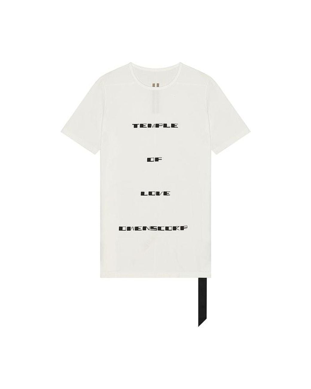 Rick Owens Natural Temple Of Love Owenscorp Graphic Level T for men