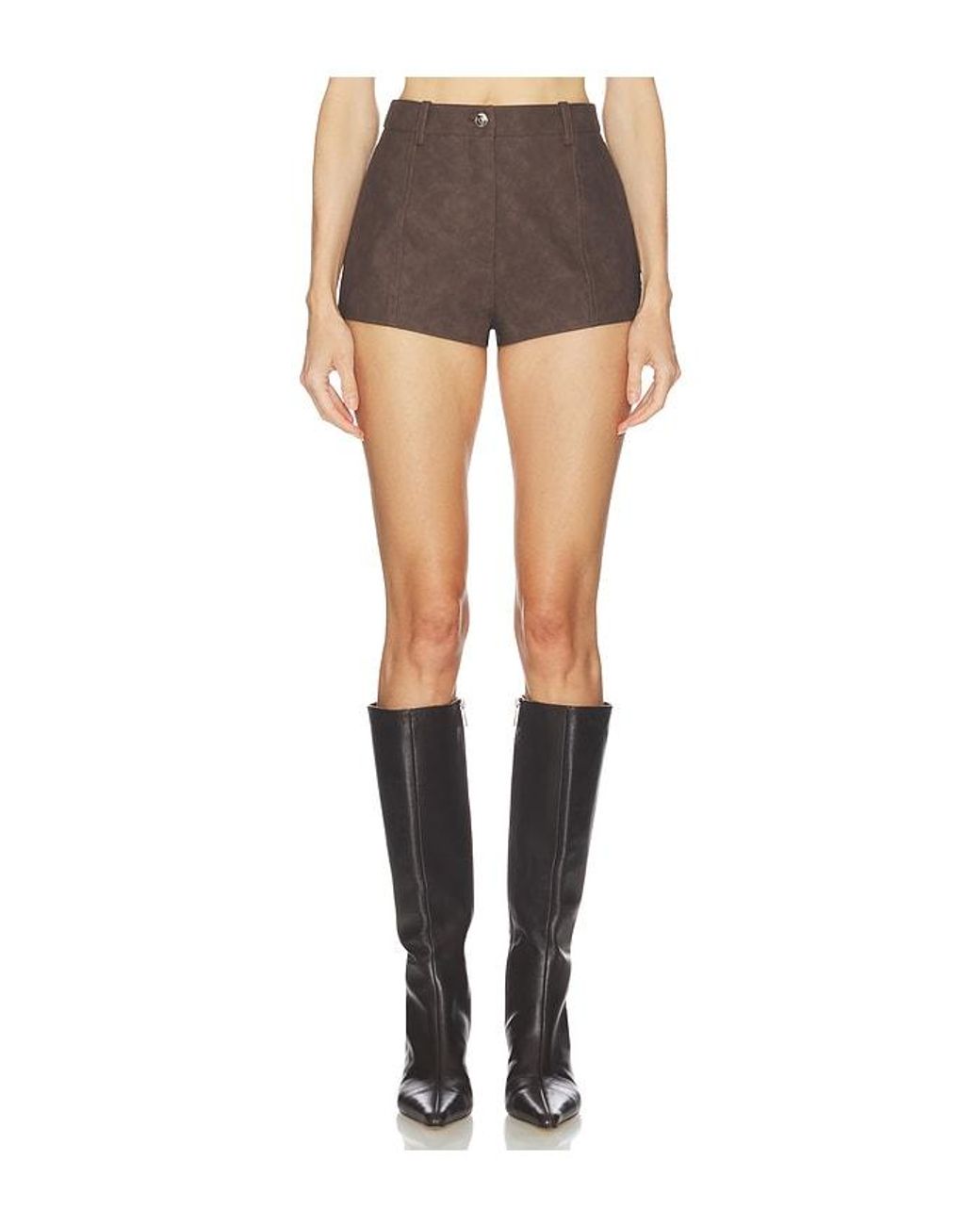 Camila Coelho Black Lera Shorts