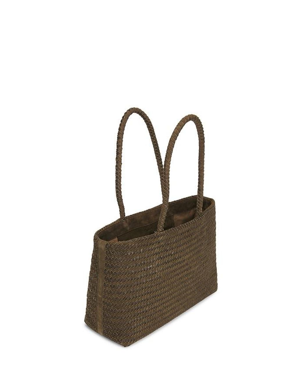 Madewell Brown Handwoven Tote