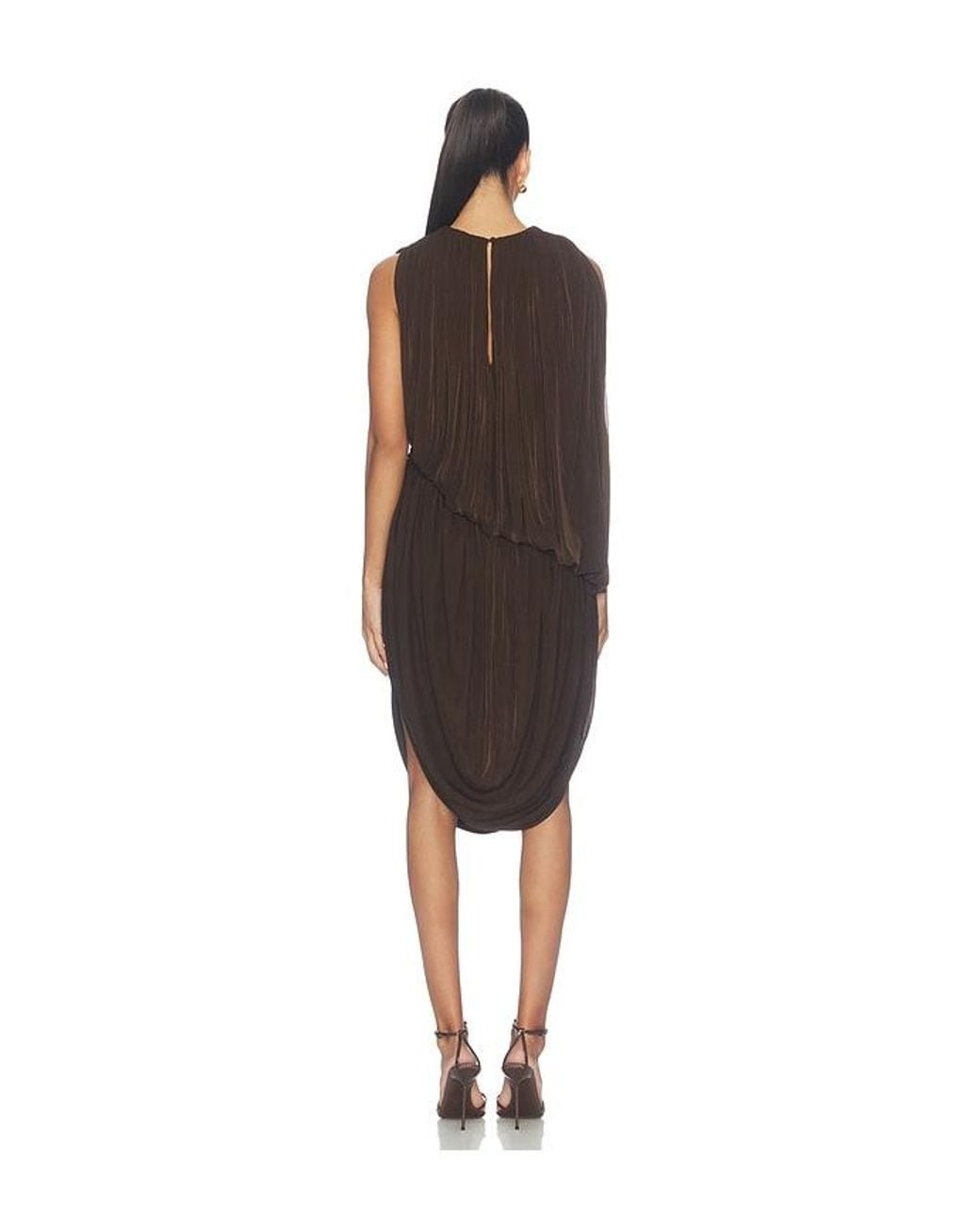 Ronny Kobo Brown Alton Dress