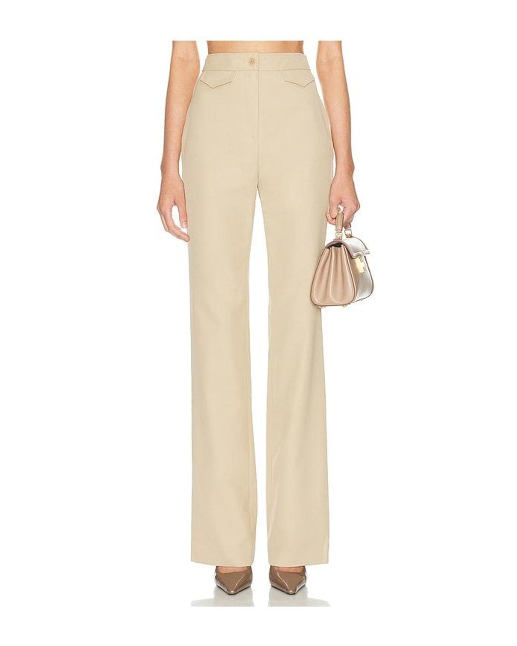 Helsa Natural The Kick Flare Suit Pant