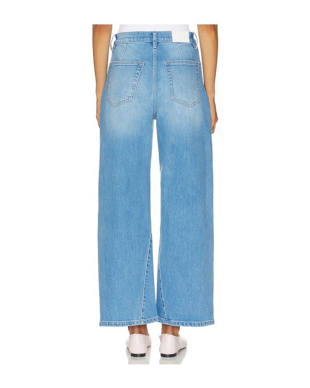 Pistola Blue Kyra High Rise Bowed Ankle Jeans