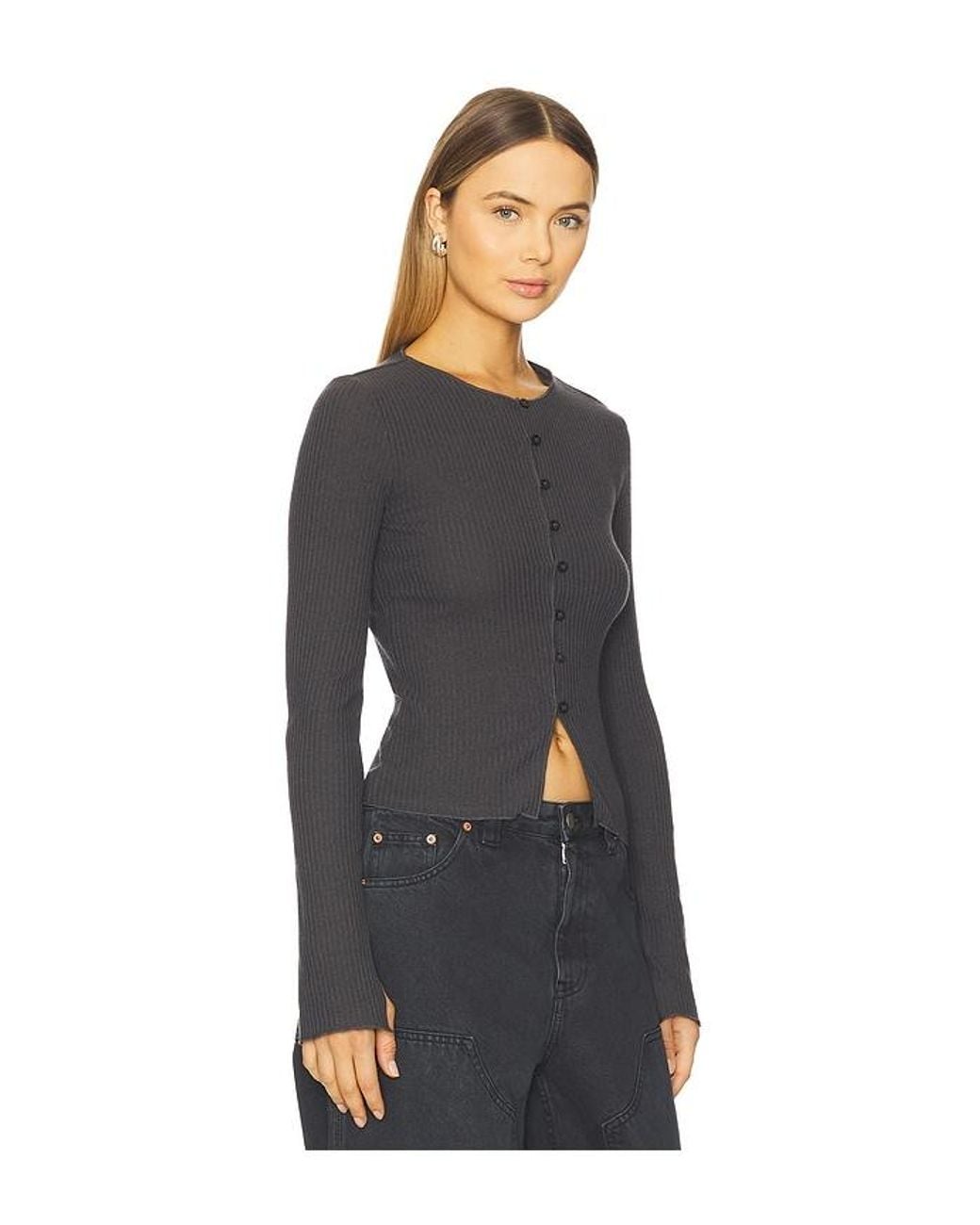 Dr. Denim Black Erica Top