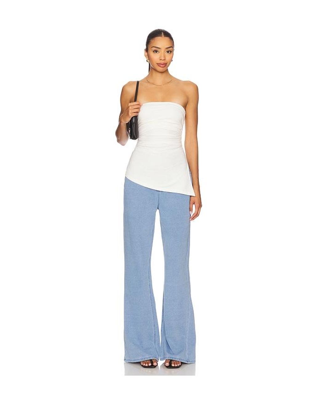 GOOD AMERICAN Blue Jeanius Good Ease Sweatpants