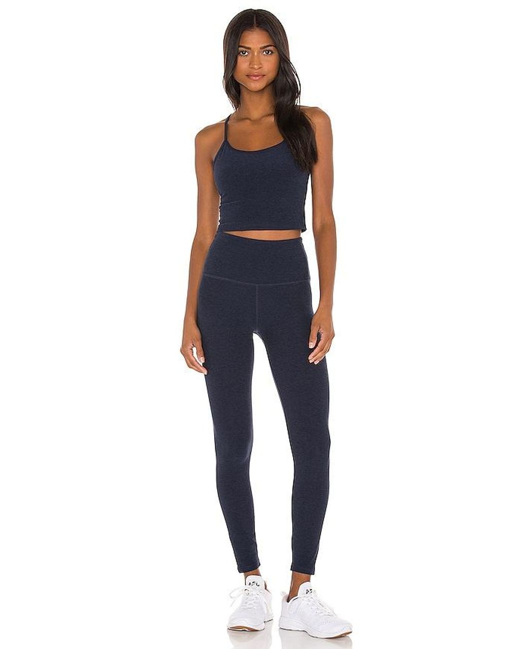 Spacedye Caught En The Midi High Waisted Legging En Color Azul Marino Talla (También En M, Xl, Xs) Beyond Yoga de color Blue