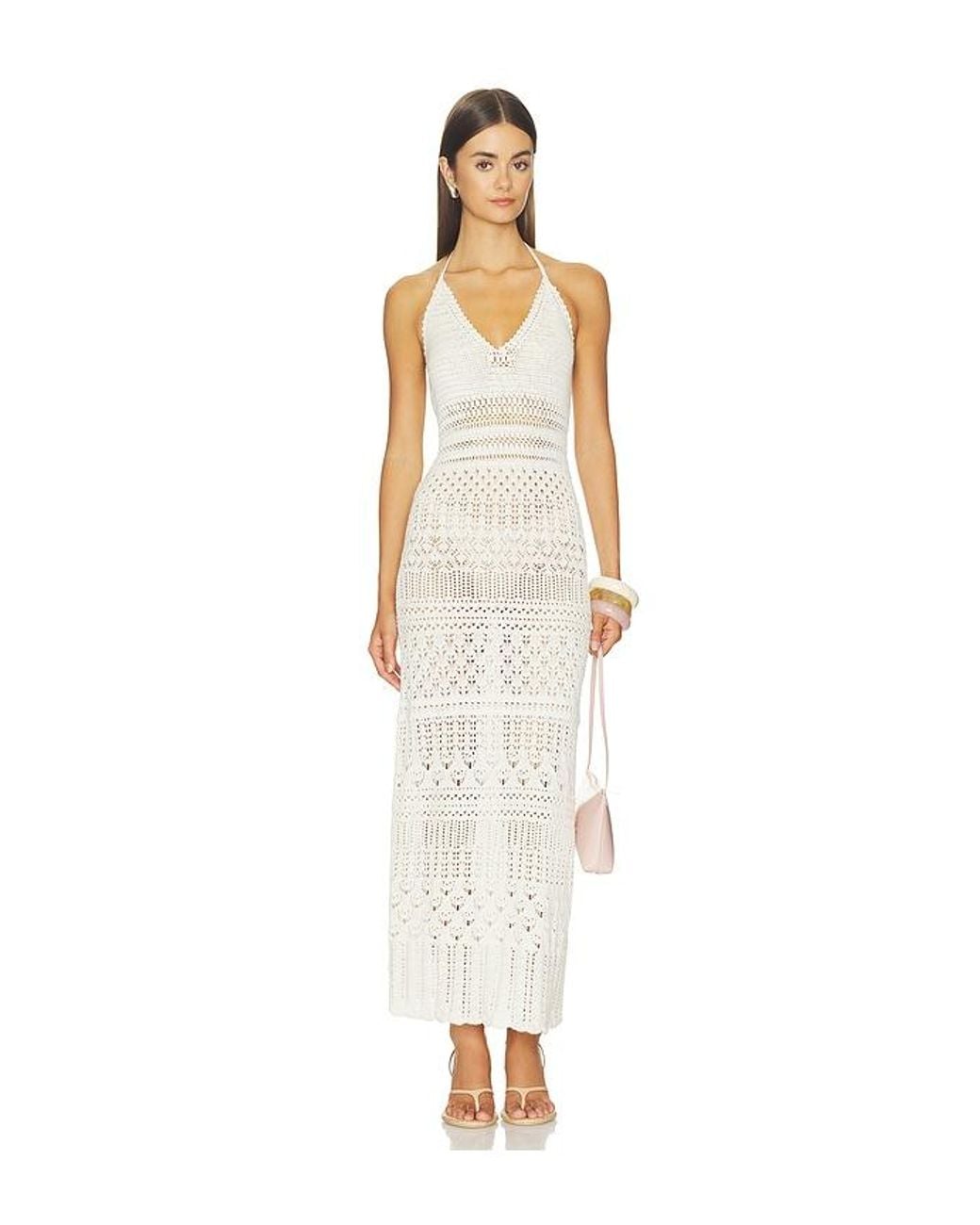 LoveShackFancy White Massie Dress