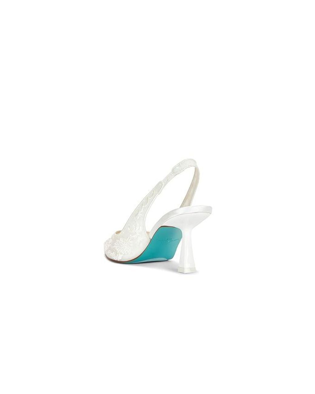Steve Madden White X Betsey Johnson Nikki Slingback Pump