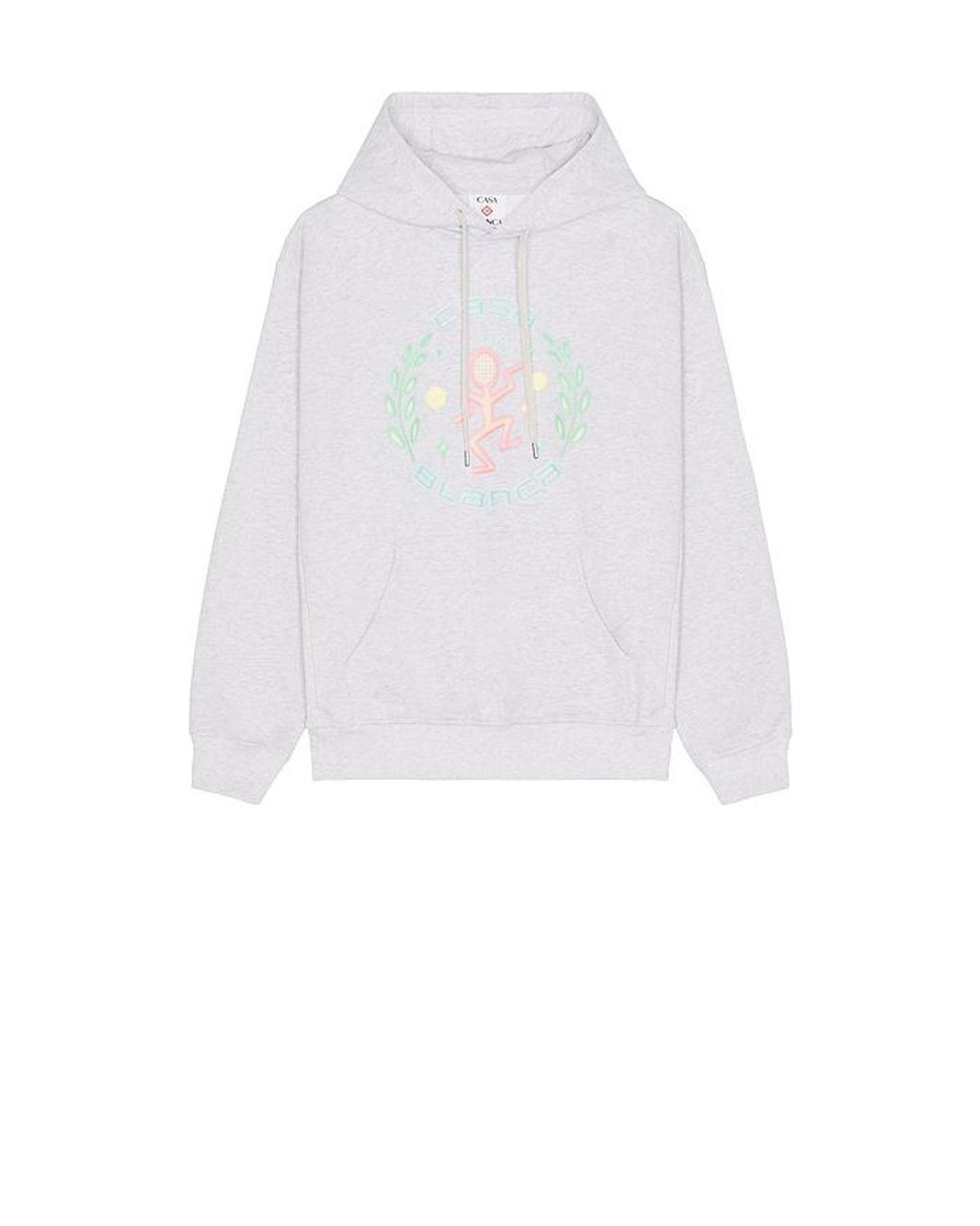 Casablanca White Hooded Sweatshirt for men