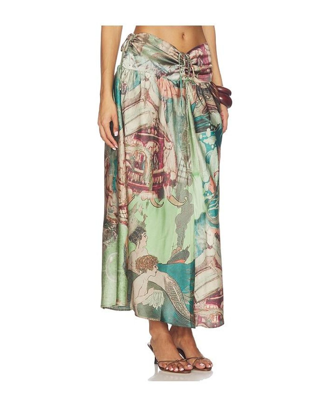 Tyler McGillivary Green Cordelia Skirt