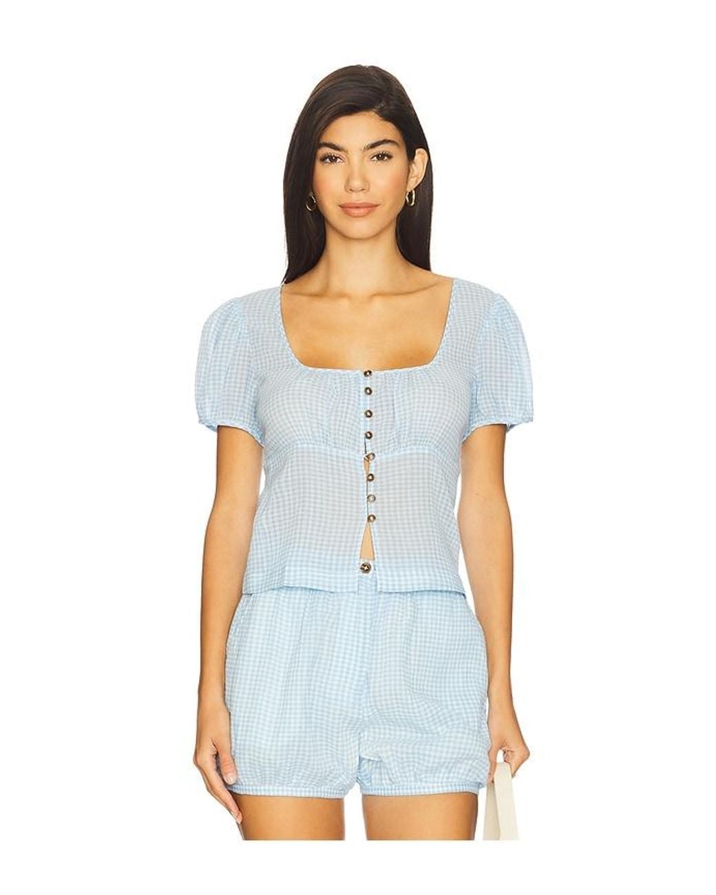 Ciao Lucia White Risi Top