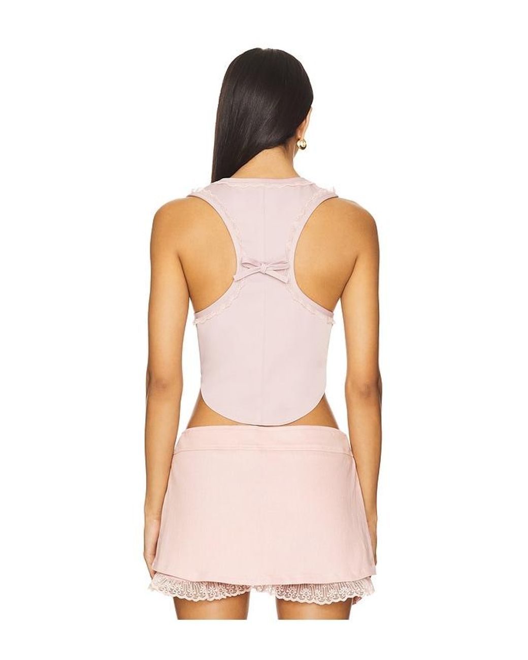 Amelie Teje Pink Cruz Cami