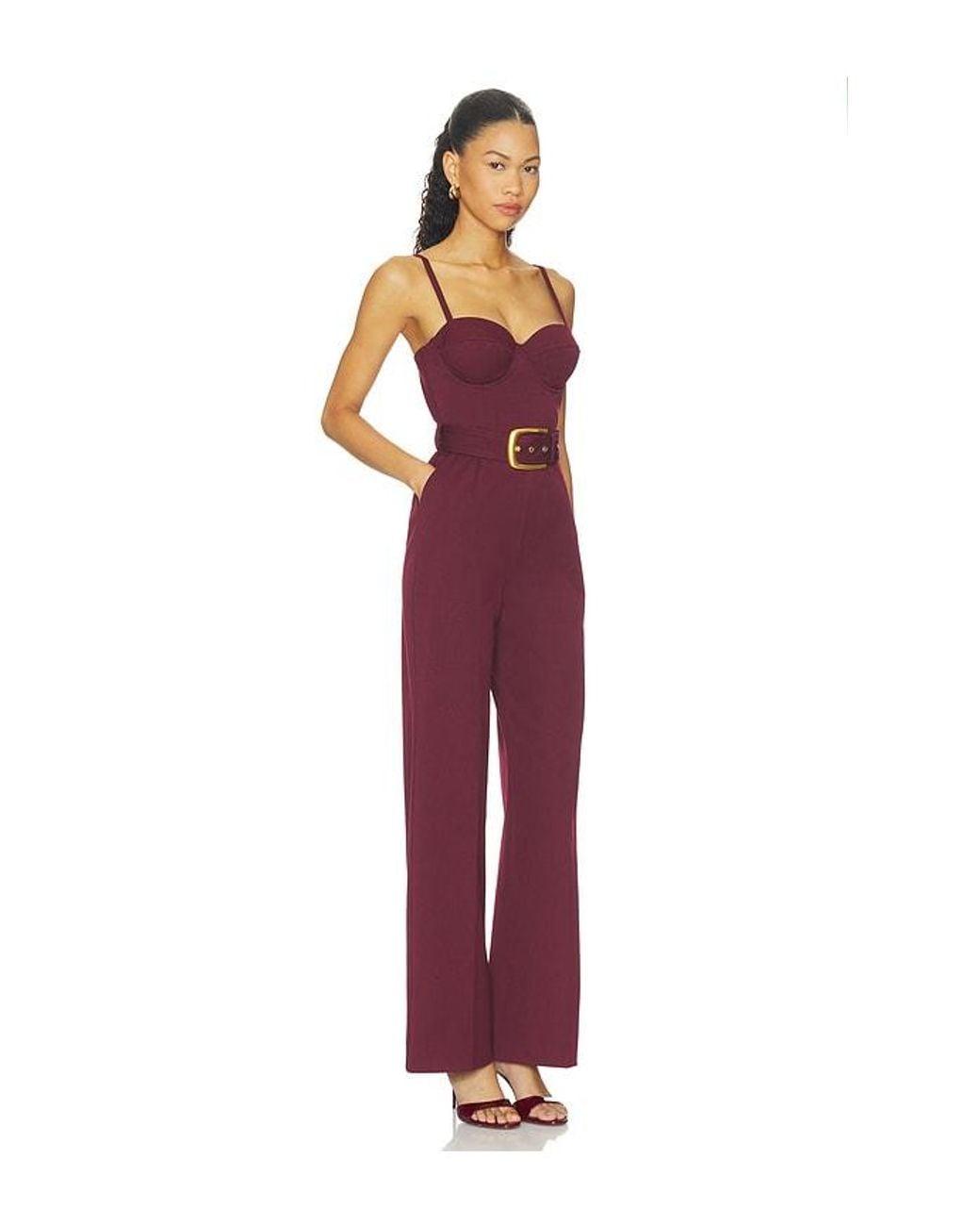L'Agence Jessa Bustier Tailored Jumpsuit