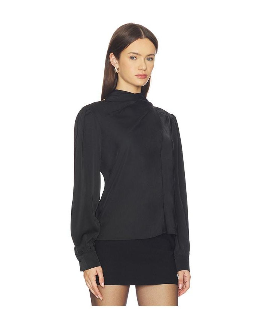 Astr Black Ivonne Top