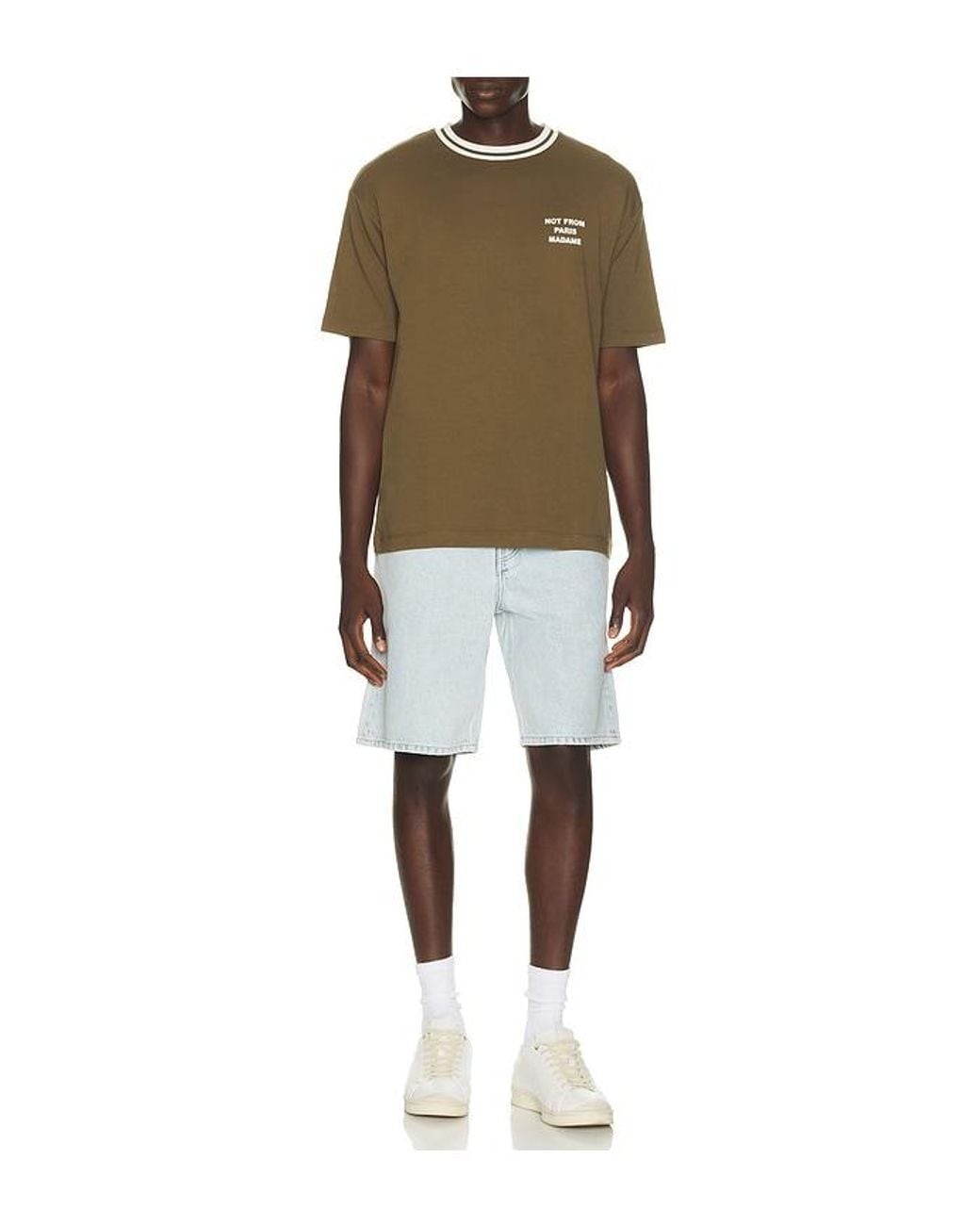 Drole de Monsieur Multicolor Sport Slogan Tee Shirt for men
