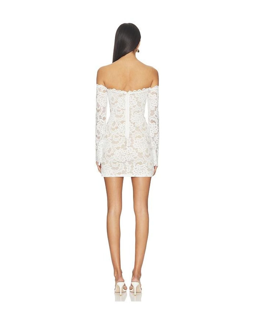Nookie White Alessia Mini Dress